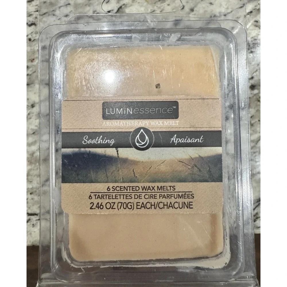 Luminessence Wax Melt Bundle Ceramic Warmer 4 Aromatherapy Scented Packs